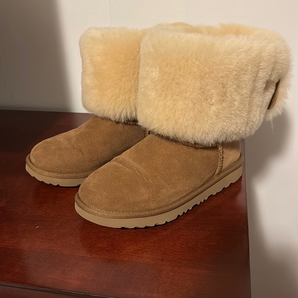 Kids Bailey bow ugg tall tan